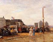 尤金布丹 - The Bathing Hour at Trouville